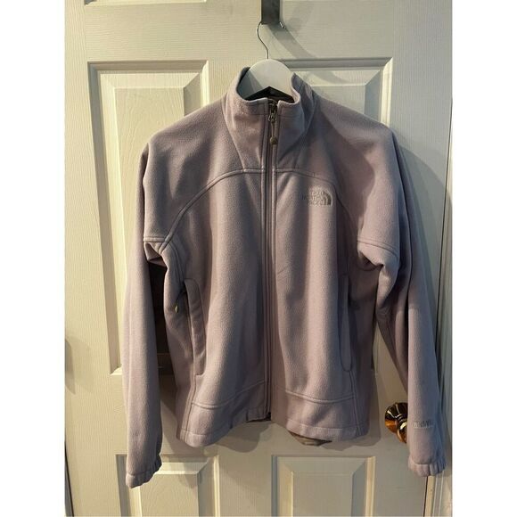 The North Face Lavender Full Zip Windwall Fleece Jacket sz S - Picture 1 of 11